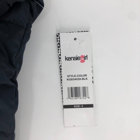 Kensiegirl Long Sleeve Hooded Puffer Jacket Size 4 - Picture 7 of 7